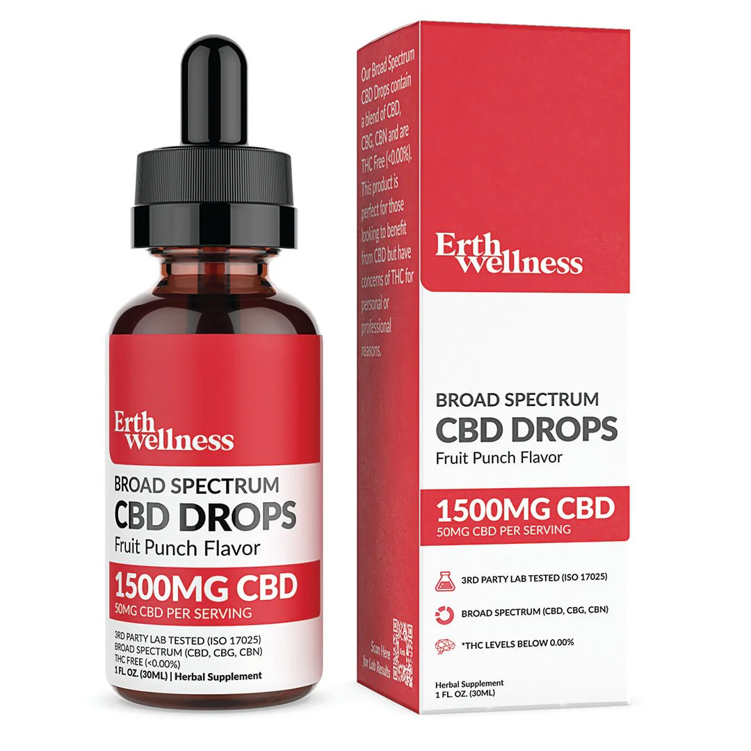 Broad Spectrum THC Free* CBD Drops - Image 3