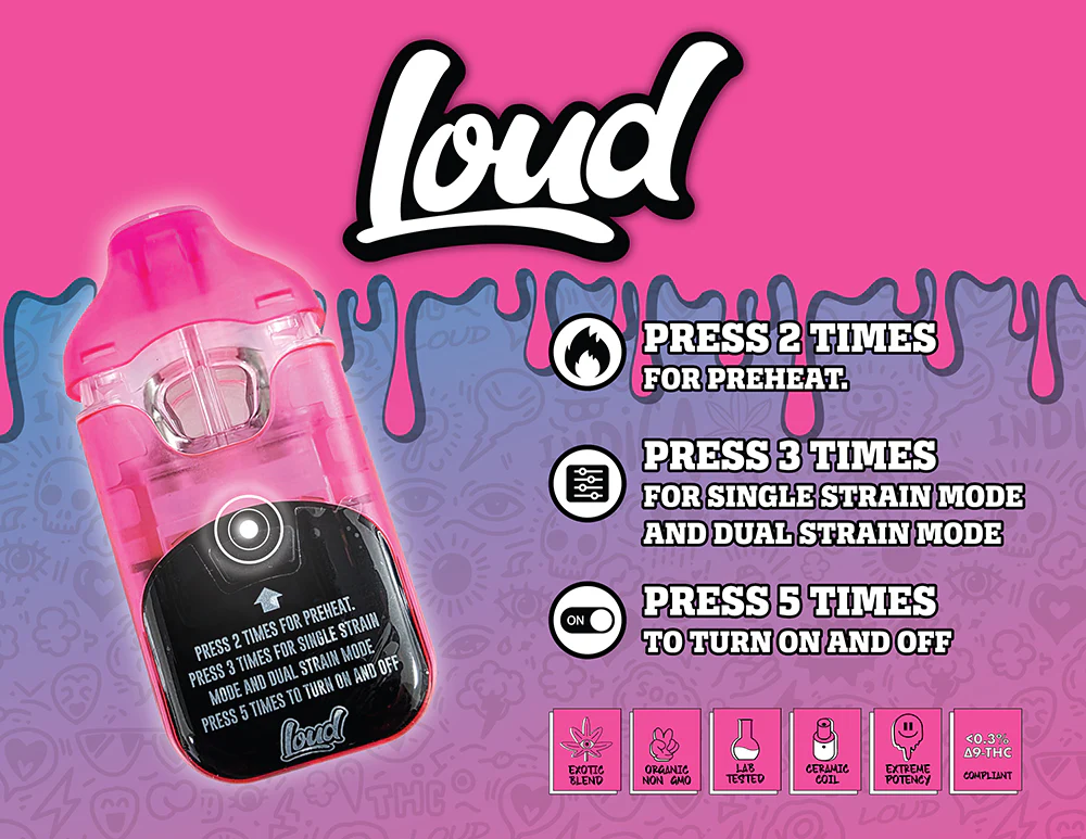 Loud THC-A Rosin SWITCH Disposable – 3.5g - Image 13