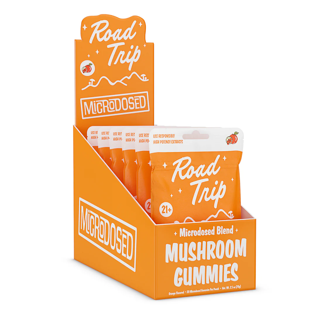 Road Trip - MICRODOSED Gummies + Functional Mushrooms - Orange - Image 4